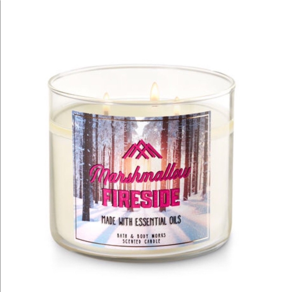 Marshmallow Fireside 3 Wick Candle
